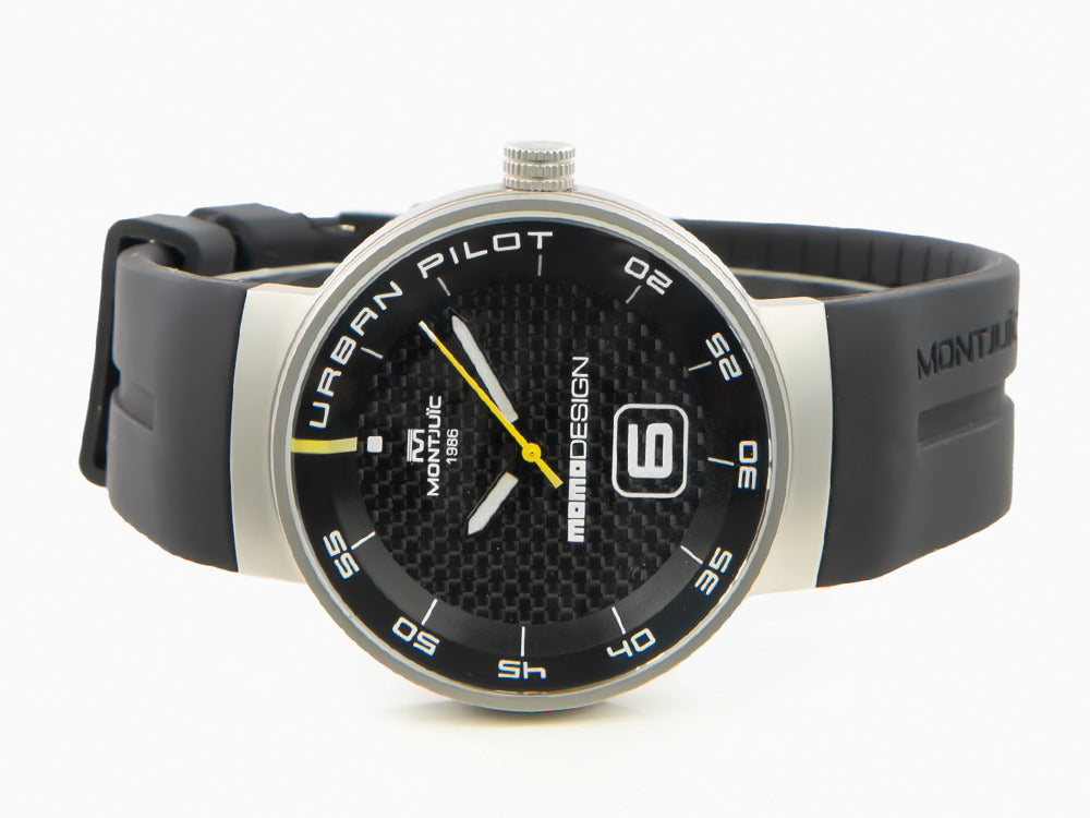 Montre à Quartz Montjuic X Momo Design Urban Pilot SS, MJ1.2015MOMO.S