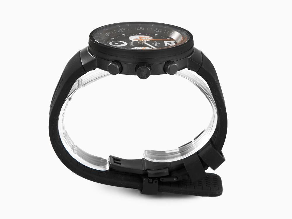 Montre à Quartz Montjuic Speed Chronograph, Noir, 45mm, MJ2.0101.B