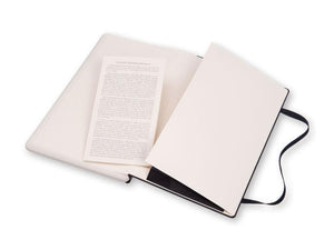 Paper Tablet Moleskine, Large (13 x 21 cm), Noir, Ligné, 176 pages, PTNL31HBK01