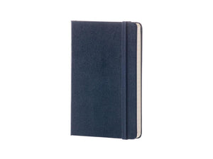Carnet Moleskine Couverture rigide, Large (13 x 21 cm), Blanc, Bleu, 240 pages