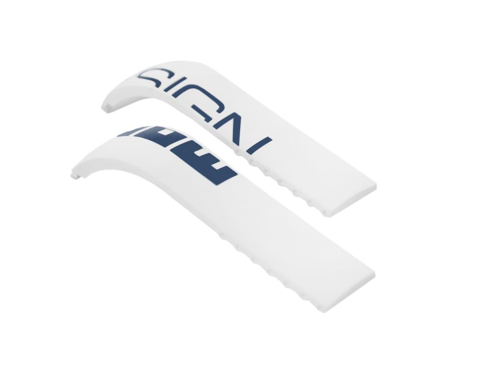 Bracelet Momo Design Accesorios, Bracelet en caoutchouc, Blanc, MD187WH-BL