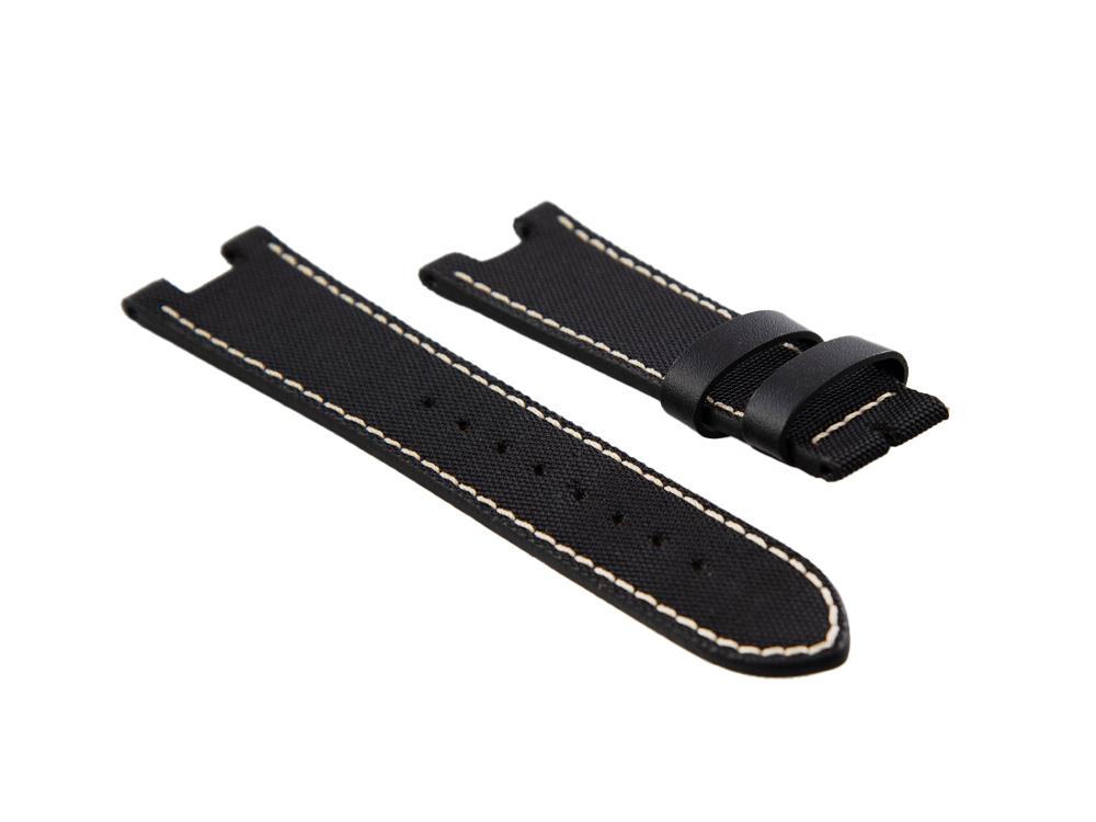Bracelet Momo Design Accesorios, Bracelet en cuir, Noir, MD2114-BK