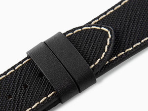 Bracelet Momo Design Accesorios, Bracelet en cuir, Noir, MD2114-BK