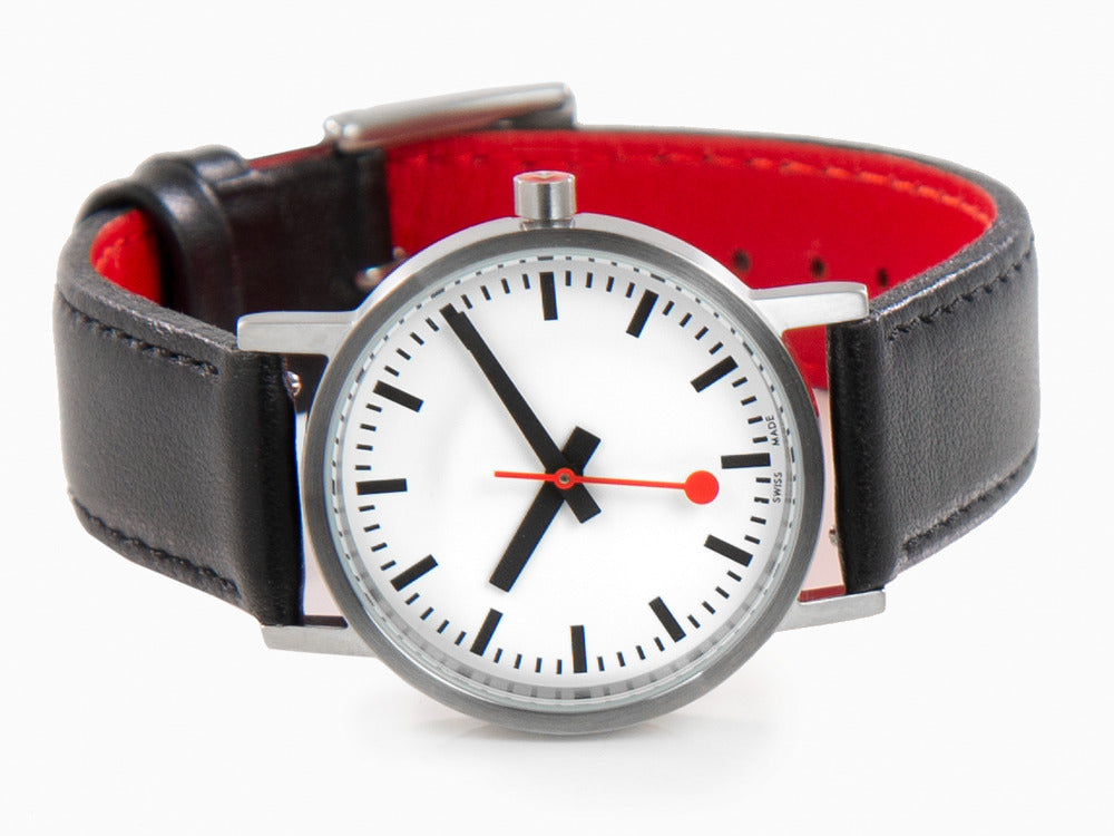 Montre à quartz Mondaine Classic Pure, Blanc, 30mm, A658.30323.16OM