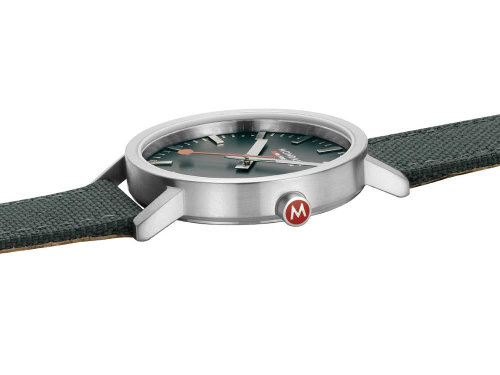 Montre à Quartz Mondaine SBB Classic, Vert, 40 mm, A660.30360.60SBF
