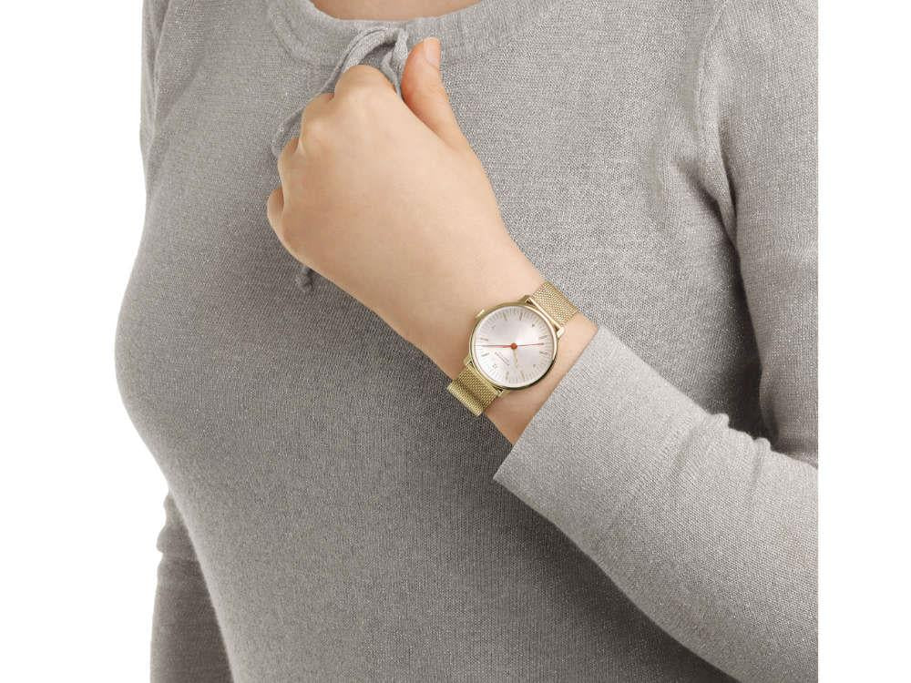 Montre à Quartz Mondaine Doppio, Blanc, 33 mm, MLE.33111.SM