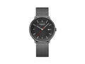 Montre à Quartz Mondaine Doppio IP Gun, Noir, 41 mm, MLE.41220.SM