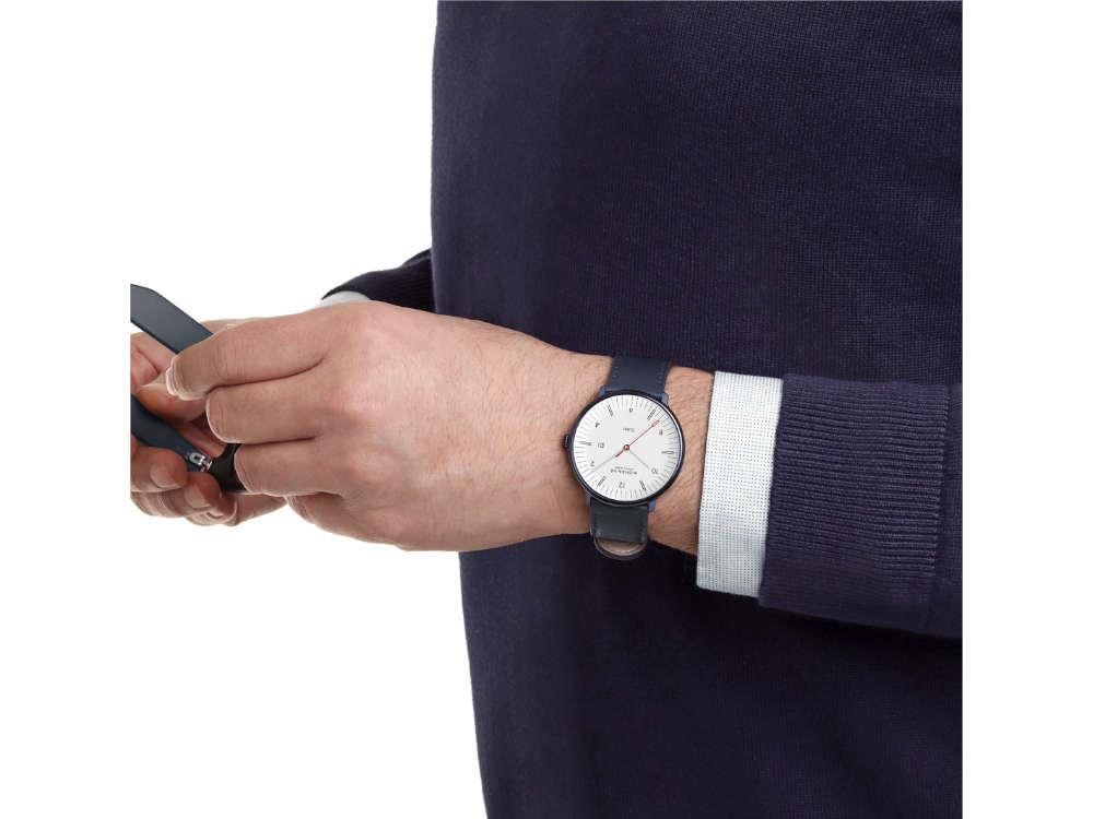 Montre à Quartz Solar Mondaine Doppio IP, Blanc, 41 mm, MLE.41910.LQV