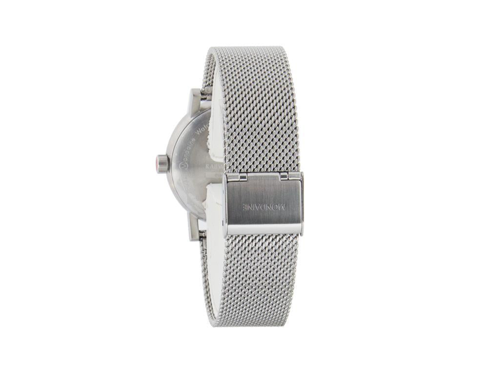 Montre à Quartz Mondaine SBB Evo2, Blanc, Maille Milanaise, MSE.35110.SM