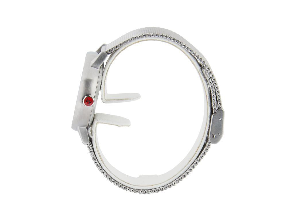 Montre à Quartz Mondaine SBB Evo2, Blanc, Maille Milanaise, MSE.35110.SM