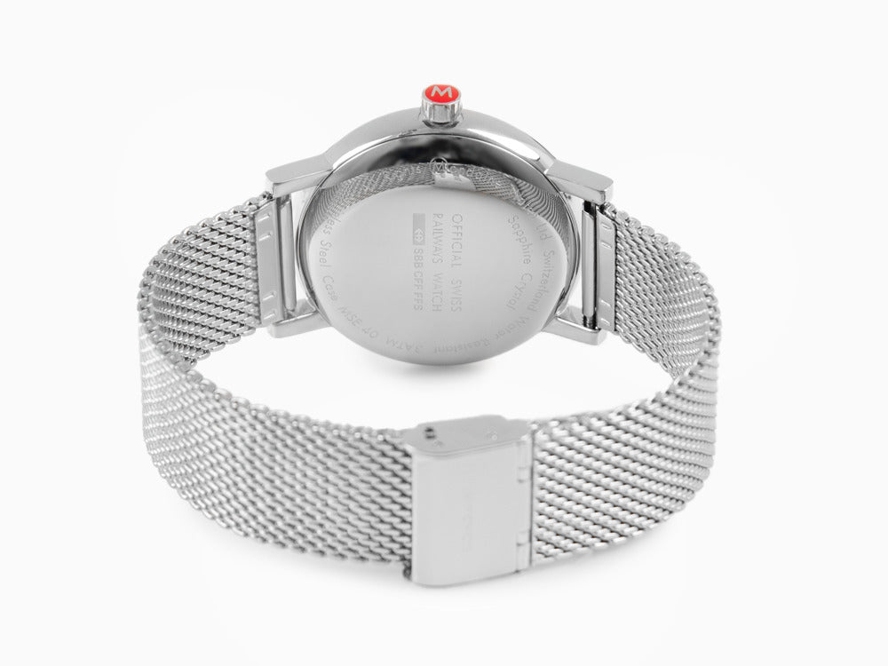 Montre à Quartz Mondaine SBB Evo2 Big, Blanc, 40 mm, Jour, MSE.40210.SM
