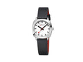Montre à Quartz Mondaine Cushion, Blanc, 31 mm, Bracelet en cuir, MSL.31110.LBV