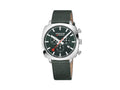 Montre à Quartz Mondaine Cushion, Vert, 41 mm, Textile, MSL.41460.LF.SET
