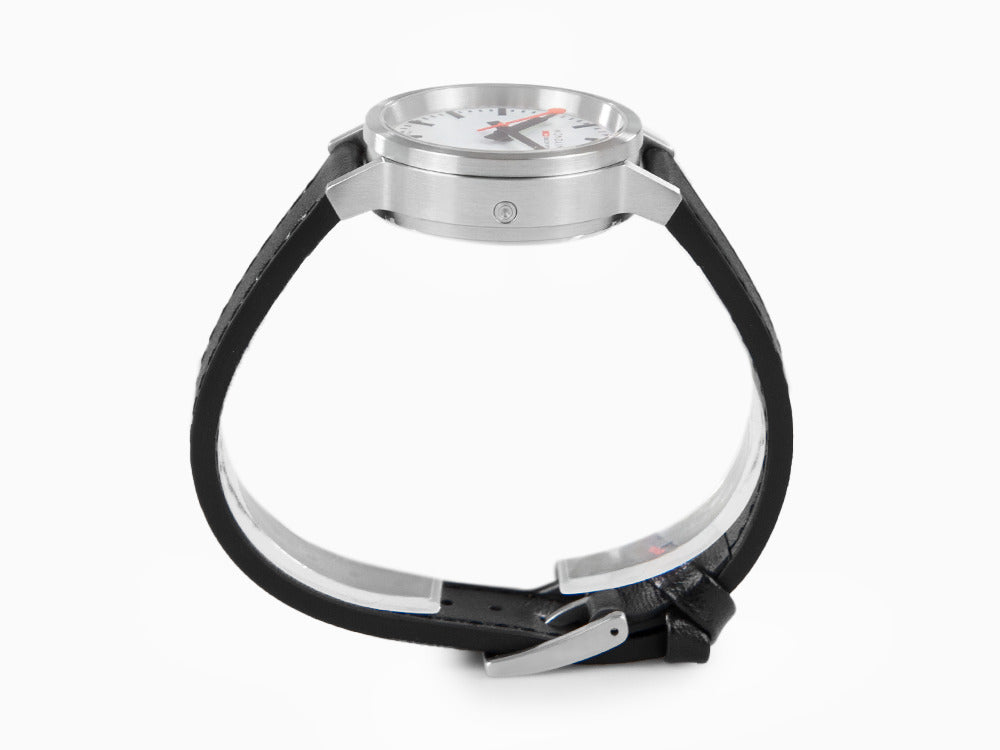 Montre à Quartz Mondaine SBB Stop2go, Blanc, 34 mm, 3 atm, MST.3401B.LBV.SET