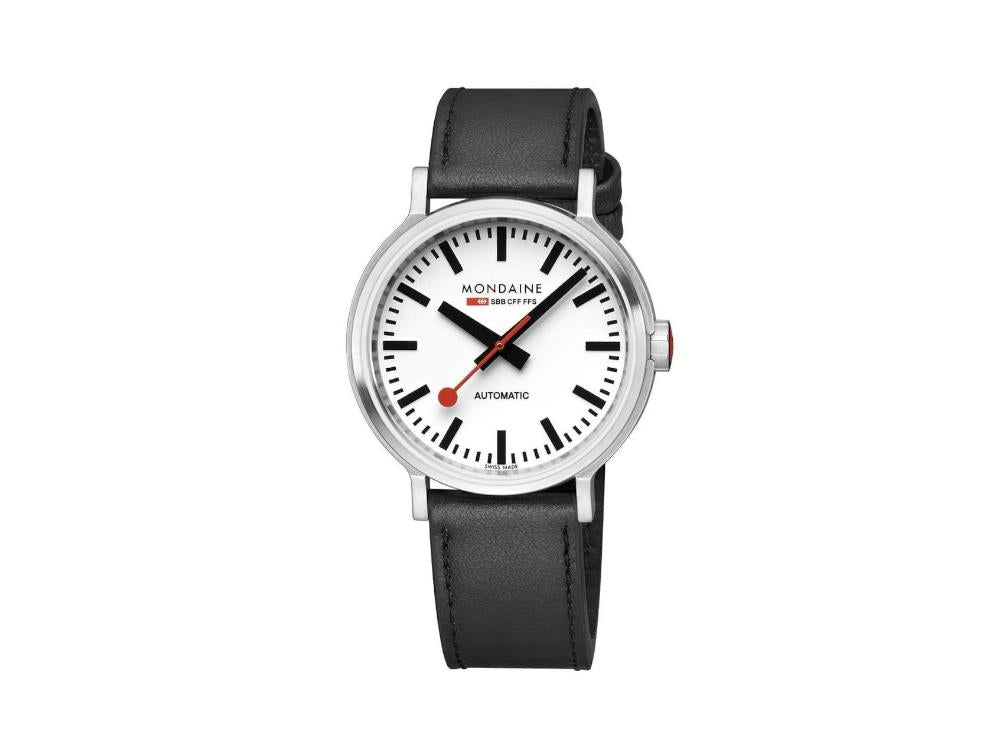 Montre Automatique Mondaine Classic Original, Blanc, 41 mm, MST.4161B.LB
