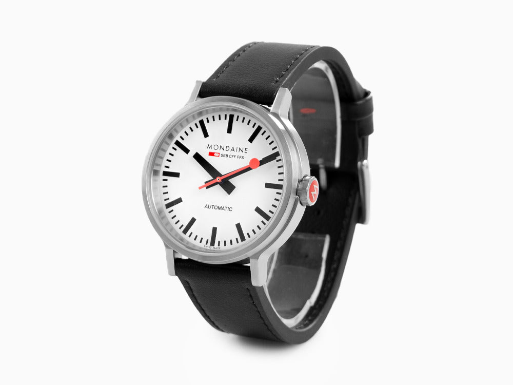 Montre Automatique Mondaine Classic Original, Blanc, 41 mm, MST.4161B.LB