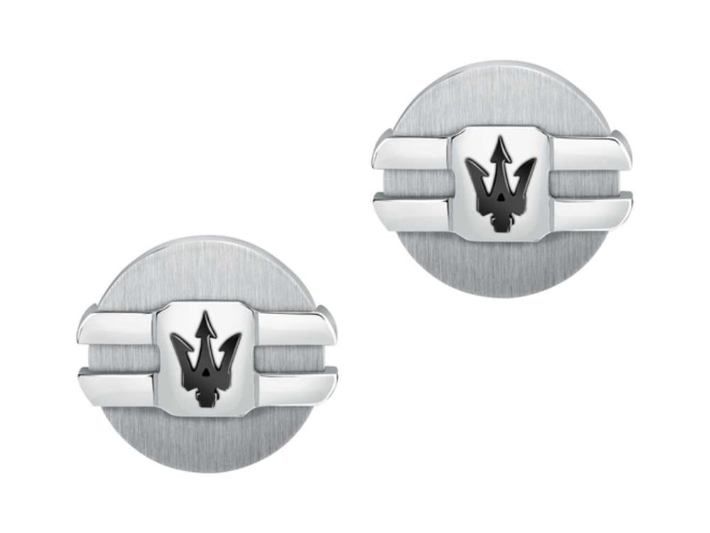 Boutons de Manchette Maserati Gioielli, Acier, Argent, Poli, JM223ATK21