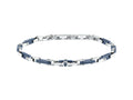 Bracelet Maserati Gioielli Ceramic, Acier inoxidable, Bleu, JM226ATZ76