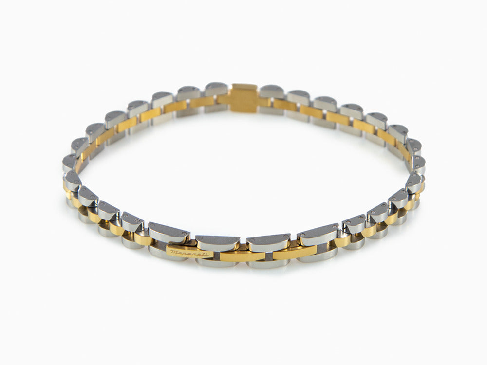 Bracelet Maserati Gioielli, Acier, Argent et Or, Plaqué or, JM320AST09