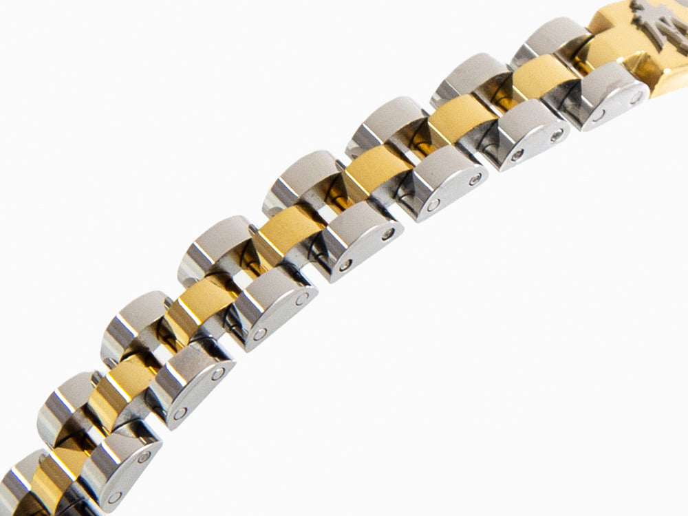 Bracelet Maserati Gioielli, Acier, Argent et Or, Plaqué or, JM320AST09