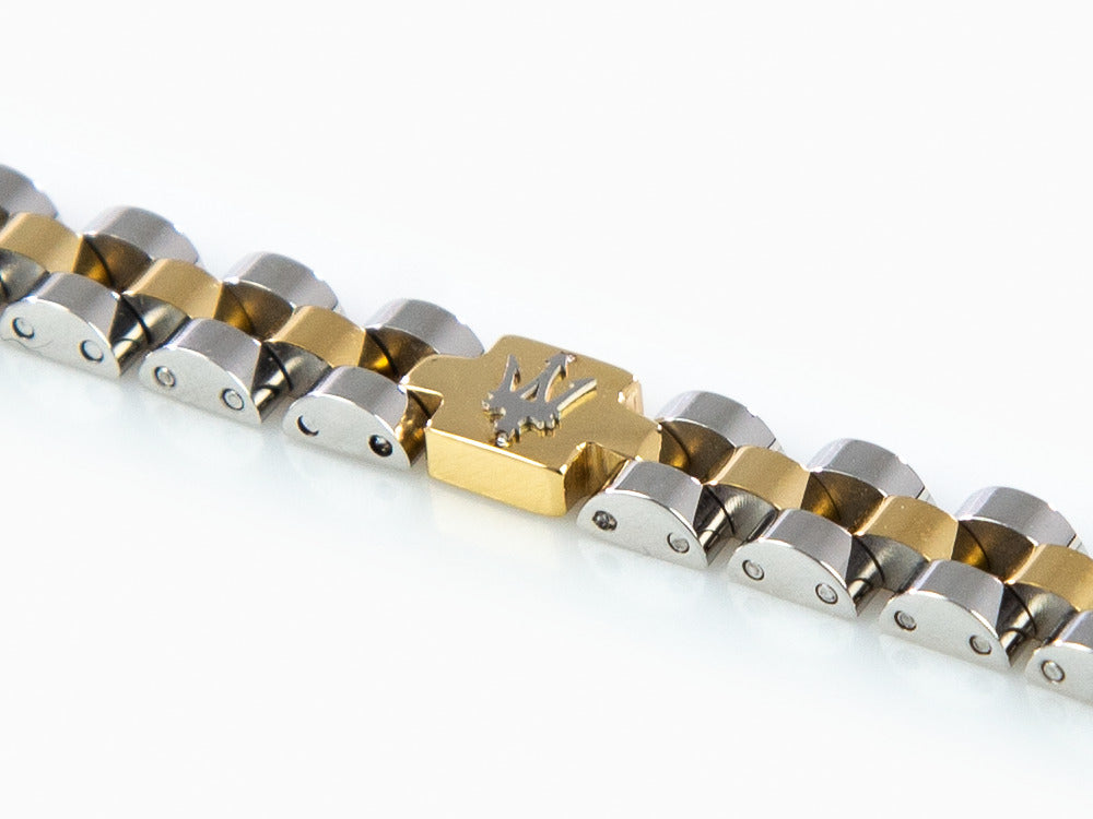 Bracelet Maserati Gioielli, Acier, Argent et Or, Plaqué or, JM320AST09