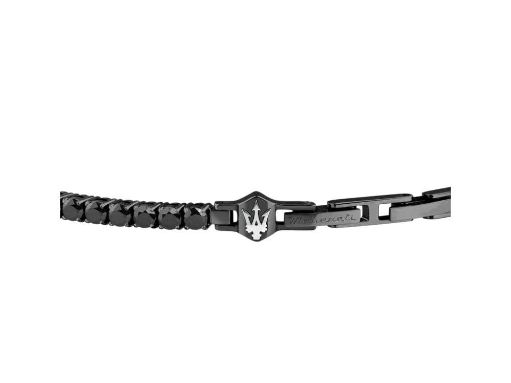 Bracelet Maserati Gioielli Tennis, Acier, Gun metal, JM425AVC08