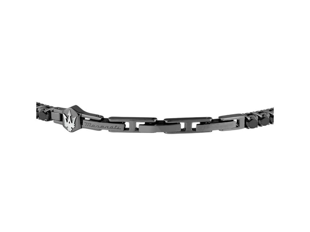 Bracelet Maserati Gioielli Tennis, Acier, Gun metal, JM425AVC08