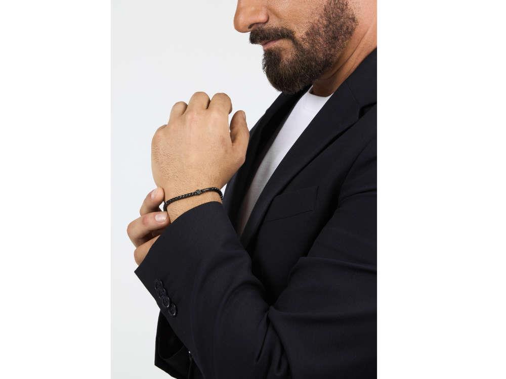 Bracelet Maserati Gioielli Tennis, Acier, Gun metal, JM425AVC08