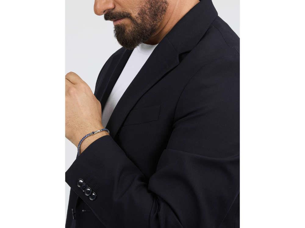 Bracelet Maserati Gioielli Tennis, Acier, Bleu, JM425AVC11