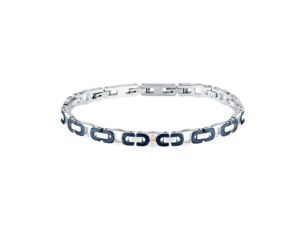 Bracelet Maserati Gioielli Iconic, Acier, Bleu, JM425AVD96
