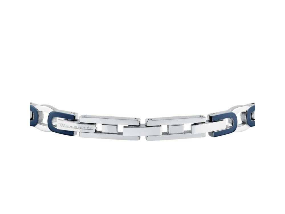 Bracelet Maserati Gioielli Iconic, Acier, Bleu, JM425AVD96