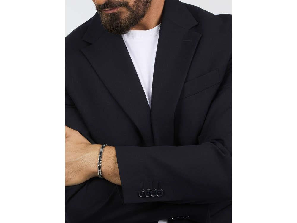 Bracelet Maserati Gioielli Iconic, Acier, Noir, JM425AVD98