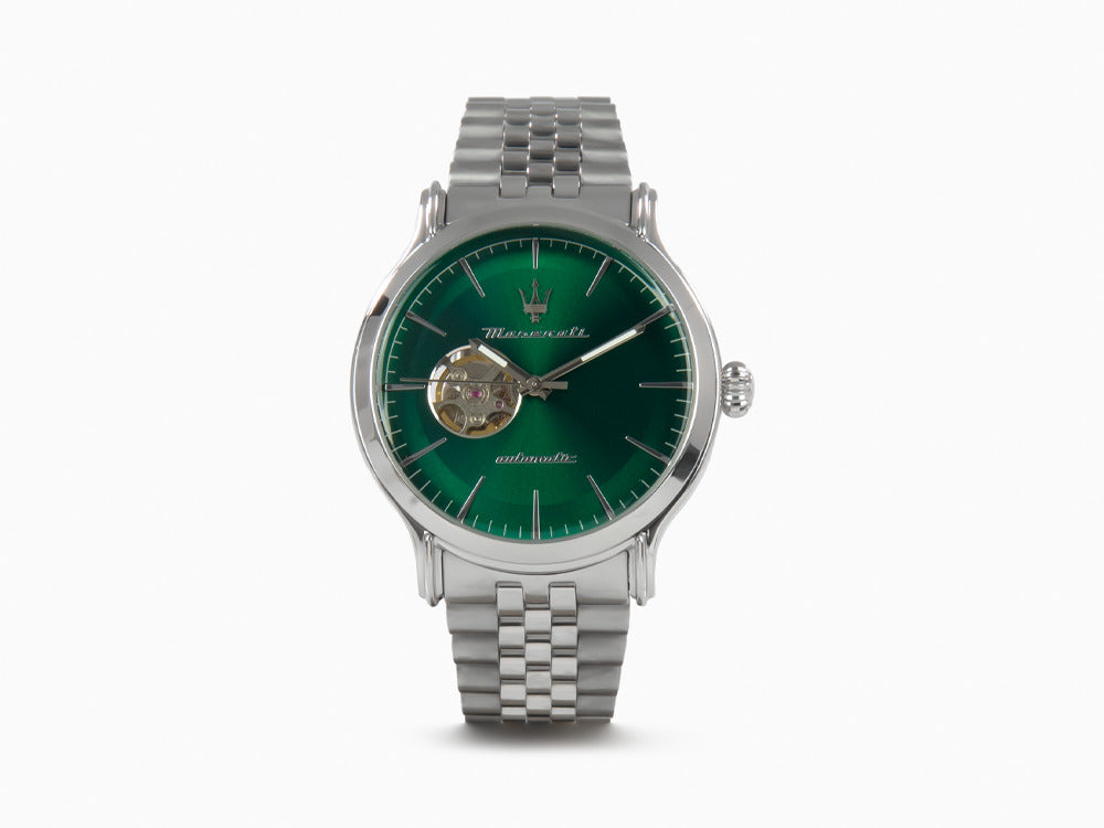Montre Automatique Maserati Epoca, Vert, 42 mm, Verre minéral, R8823118010