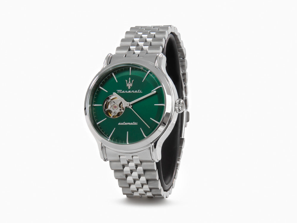 Montre Automatique Maserati Epoca, Vert, 42 mm, Verre minéral, R8823118010