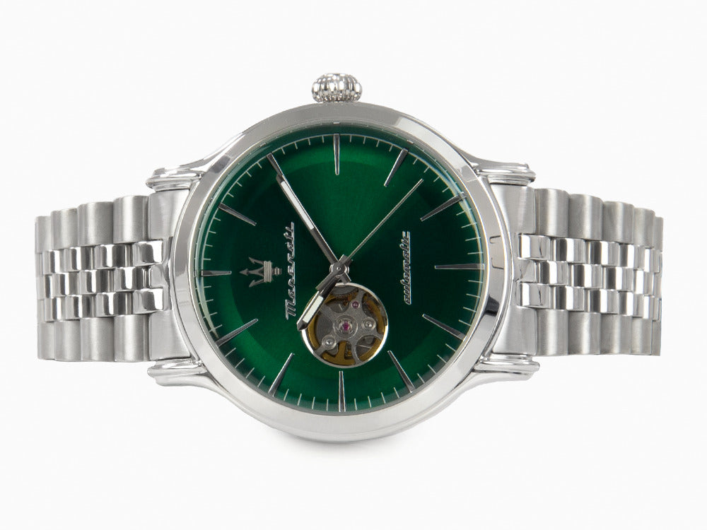Montre Automatique Maserati Epoca, Vert, 42 mm, Verre minéral, R8823118010