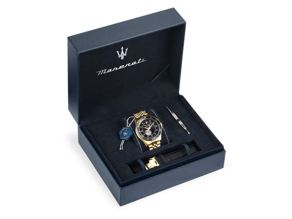 Montre Automatique Maserati Sfida, Noir, 44 mm, Édition Spéciale R8823140012