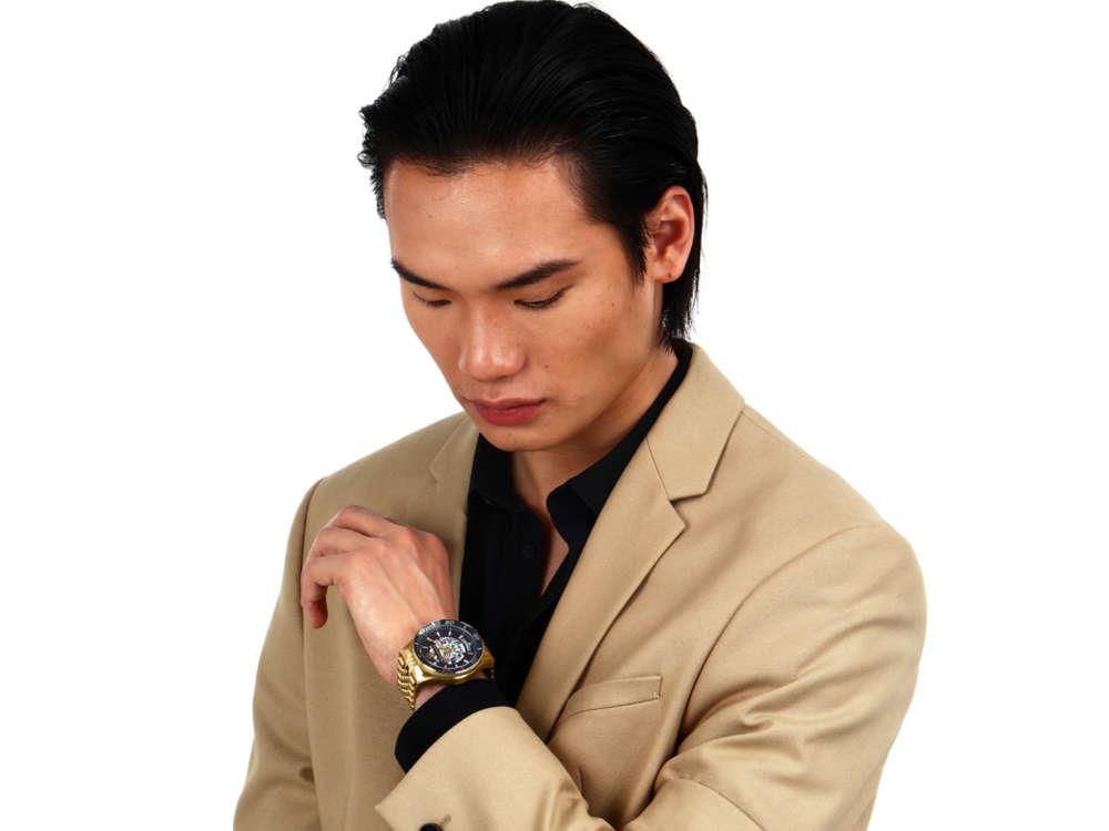 Montre Automatique Maserati Sfida, Bleu, 44 mm, Édition Spéciale, R8823140017