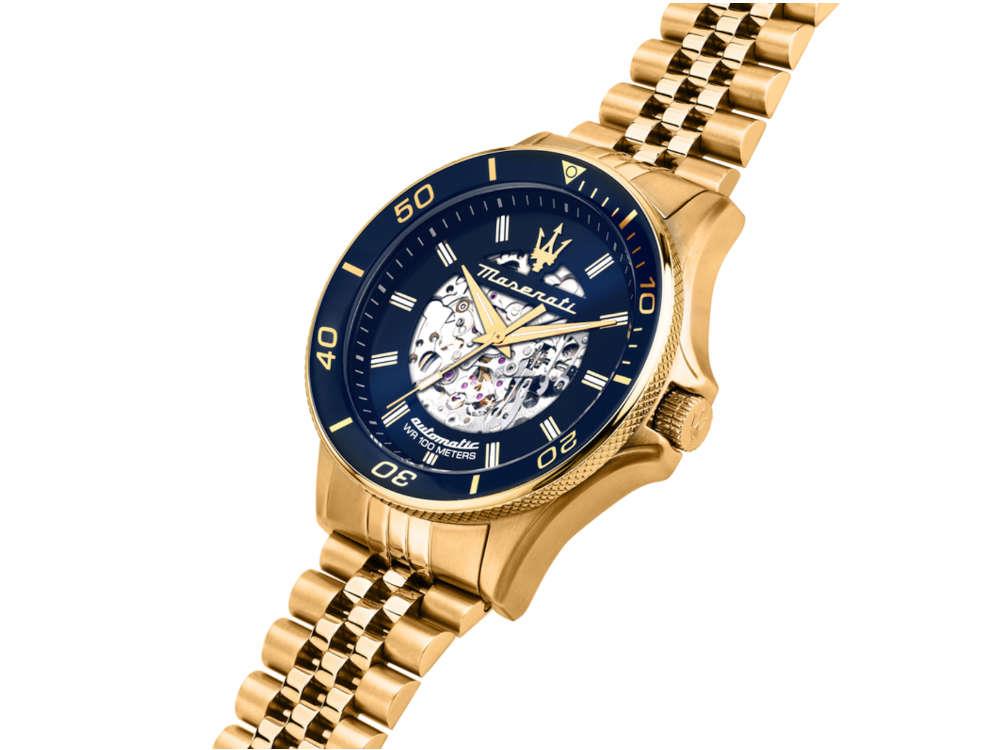 Montre Automatique Maserati Sfida, Bleu, 44 mm, Édition Spéciale, R8823140017