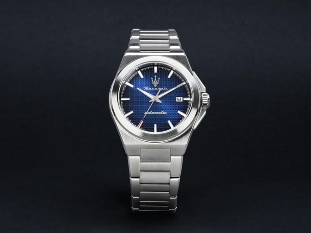 Montre Automatique Maserati Velocitá Slim, Bleu, 41 mm, R8823153001