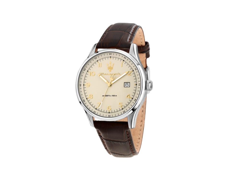 Montre à Quartz Maserati Sorpasso, Crème, 42 mm, R8851124004