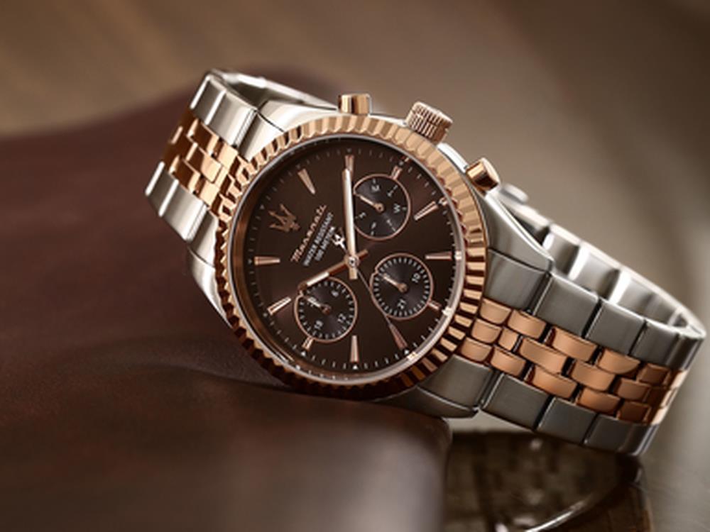 Montre à Quartz Maserati Competizione, Bronze, 41 mm, R8853100049