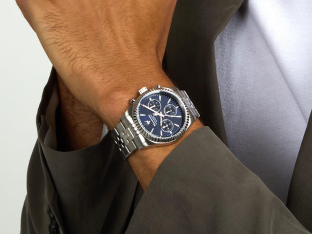 Montre à Quartz Maserati Competizione, Bleu, 41 mm, Verre minéral R8853100051