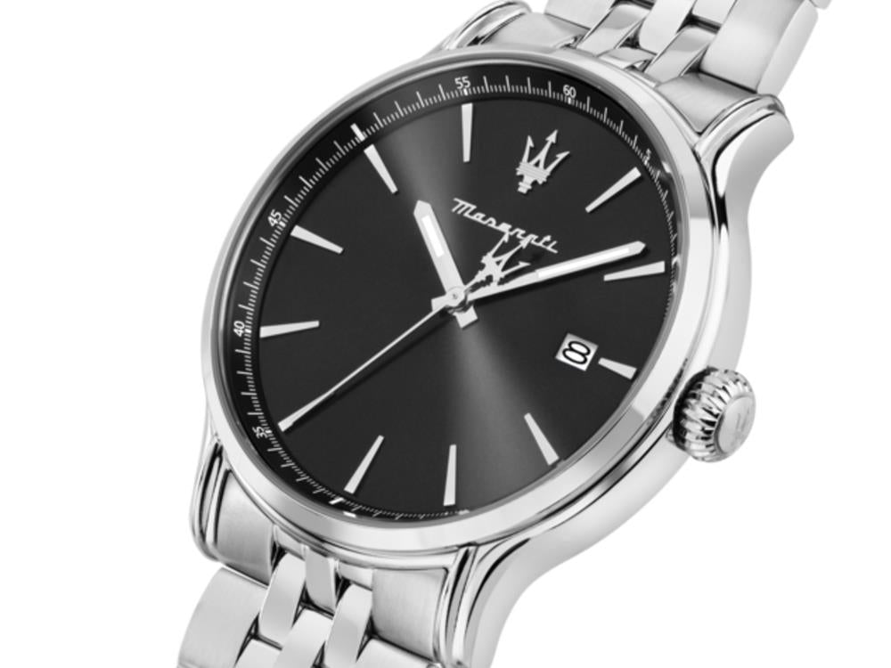 Montre à Quartz Maserati Epoca Slim, Noir, 40 mm, Verre minéral, R8853118030