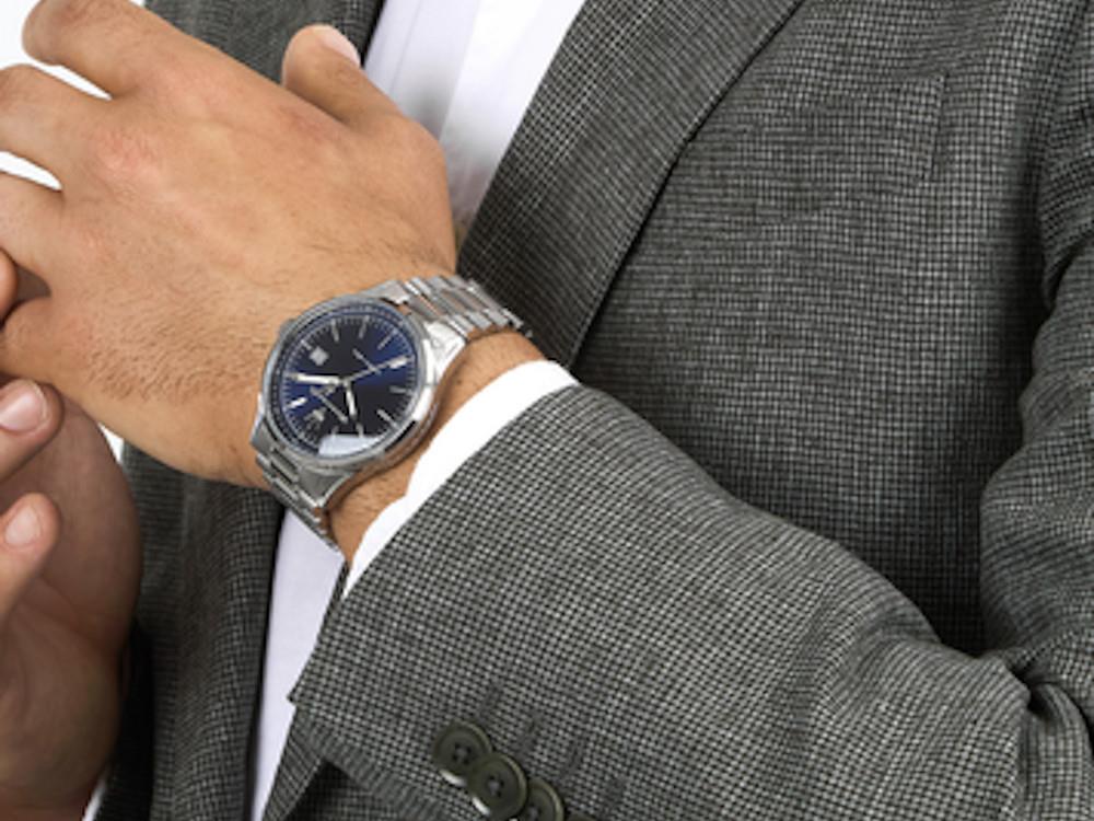 Montre à Quartz Maserati Successo, Bleu, 42 mm, Verre minéral R8853124004