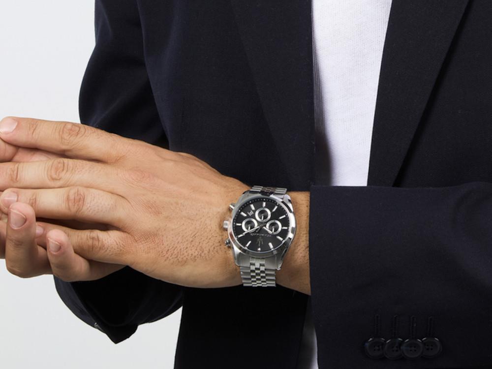 Montre à Quartz Maserati Attrazione, Noir, 43 mm, Verre minéral, R8853151022