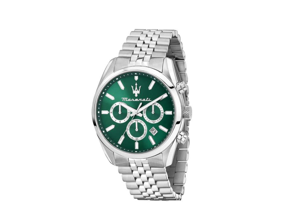 Montre à Quartz Maserati Attrazione, Vert, 43 mm, Verre minéral, R8853151023
