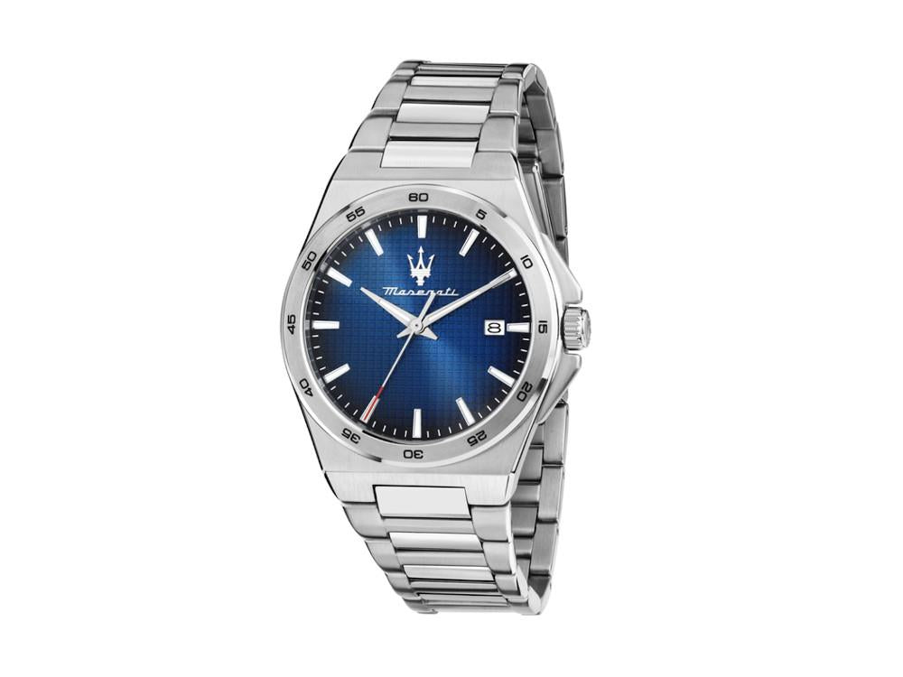 Montre à Quartz Maserati Velocitá Slim, Bleu, 40 mm, R8853153001
