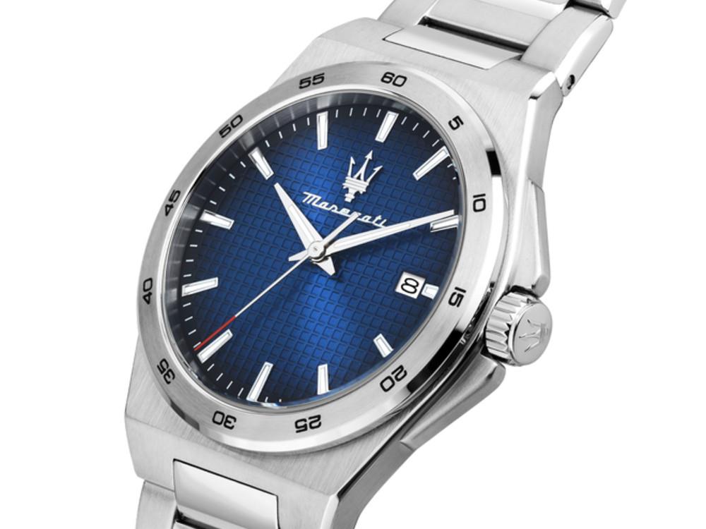 Montre à Quartz Maserati Velocitá Slim, Bleu, 40 mm, R8853153001