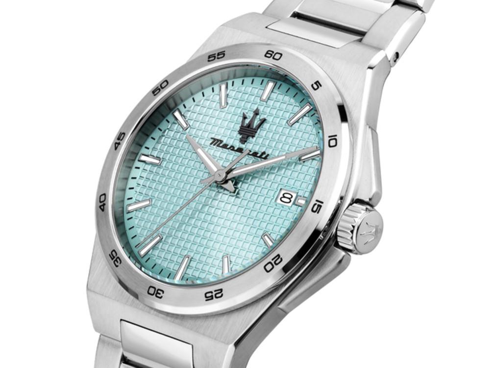 Montre à Quartz Maserati Velocitá, Bleu Clair, 40 mm, R8853153002