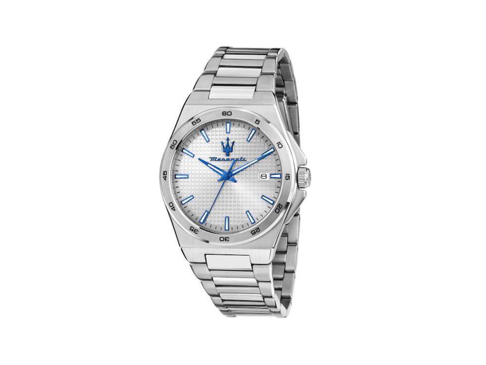 Montre à Quartz Maserati Velocitá Slim, Argent, 40 mm, R8853153006
